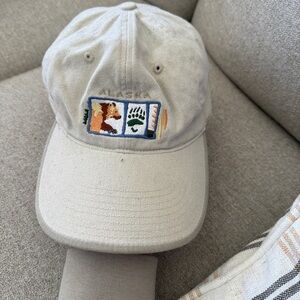 Alaska Embroidered Beige Cap